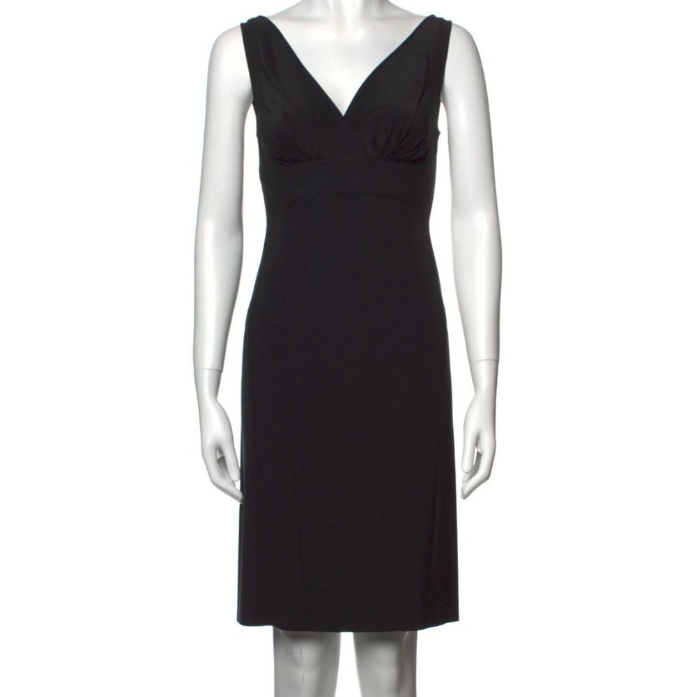 Narciso Rodriguez Black Mini Dress Sleeveless